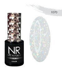 Nail Republic Ocean 1070 Beyaz Işıltılı Kalıcı Oje