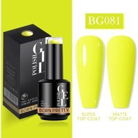 Born Pretty Pro BG081 Sarı Parlak Kalıcı Oje