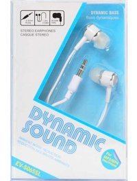 Zore EV-S066SL Silikonlu 3.5 mm Jak Kablolu Kulaklık Beyaz
