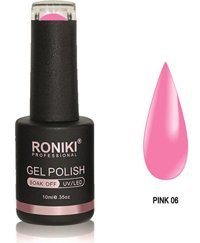 Roniki 06 Pembe Parlak Kalıcı Oje