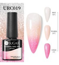 Ursugar Thermal URC019 Çok Renkli Işıltılı Kalıcı Simli Oje