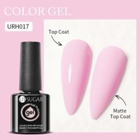 Ursugar Color Base URH017 Pembe Mat Kalıcı Oje