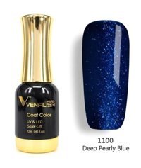 Venalisa Uv Led Deep Pearly 1100 Lacivert Işıltılı Kalıcı Simli Oje