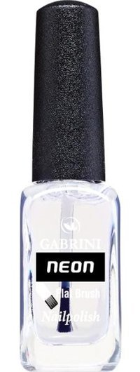 Gabrini Flat Brush N10 Şeffaf Neon Oje