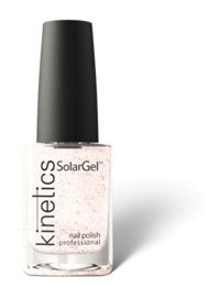 Kinetics Builder Base Coat 525 Beyaz Işıltılı Simli Oje