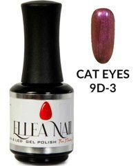 Ellea Nail Cat Eyes 3 Bordo Işıltılı Kalıcı Simli Oje