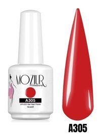 Moziur A305 Kırmızı Parlak Kalıcı Oje