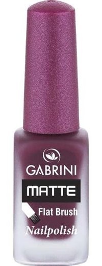 Gabrini Flat Brush 14 Mor Mat Oje