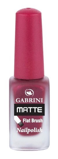 Gabrini Flat Brush M12 Mor Mat Oje