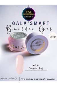 Gala Smart Builder 8 Krem Parlak Kalıcı Jel Oje