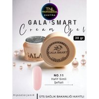 Gala Smart 11 Krem - Şeftali Işıltılı Kalıcı Simli Jel Oje