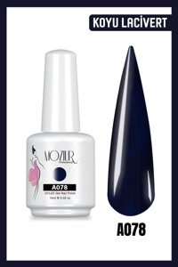 Moziur A078 Siyah Parlak Kalıcı Oje