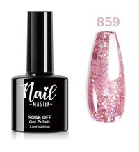 Nail Master M859 Açık Pembe Işıltılı Kalıcı Simli Oje