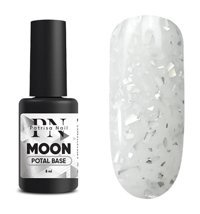 Patrisa Nail Moon Potal Base Gümüş Işıltılı Kalıcı Simli Oje