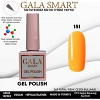 Gala Smart Klasik Seri 151 Turuncu Parlak Kalıcı Oje