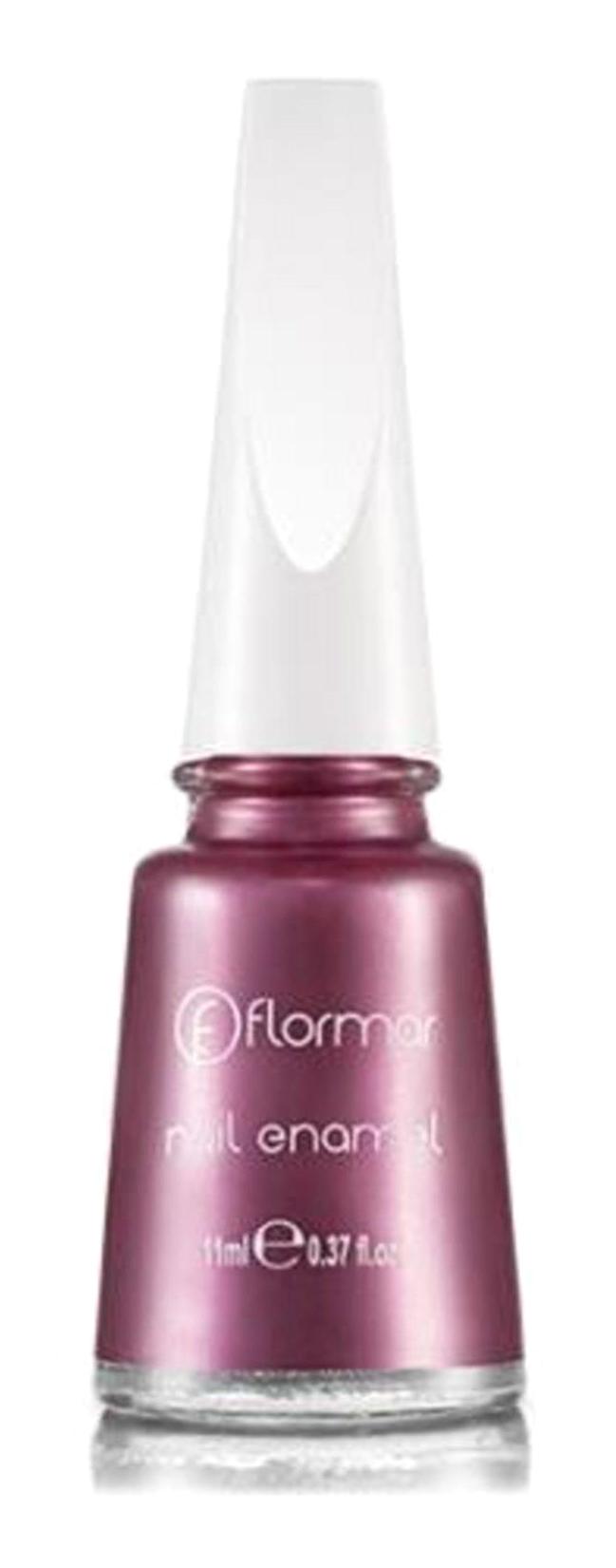 Flormar Nail Enamel 360 Mor Sedefli Simli Oje