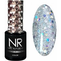 Nail Republic 422 Gri Işıltılı Kalıcı Simli Oje