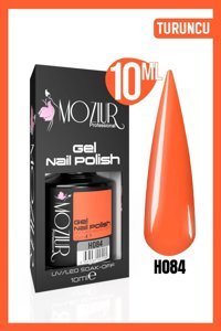 Moziur H084 Turuncu Parlak Kalıcı Oje