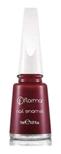 Flormar Nail Enamel Bordo Parlak Oje