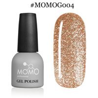 Momo G004 Rose Gold Işıltılı Kalıcı Simli Oje