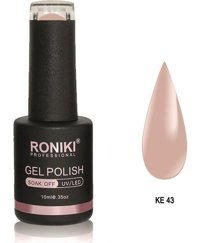 Roniki Cuti Color KE43 Lila Parlak Kalıcı Oje