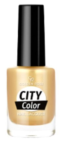 Golden Rose City Color Nail Lacquer 40 Altın Sarısı Sedefli Simli Oje