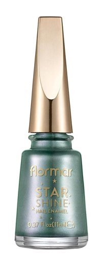 Flormar Star Shine Nail Enamel ST09 Yeşil Sedefli Simli Oje
