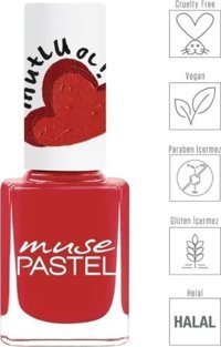 Pastel Muse 362 Kırmızı Parlak Oje