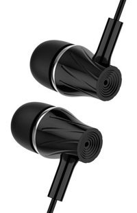 Zore ER05 Silikonlu Mikrofonlu 3.5 mm Jak Kablolu Kulaklık Siyah