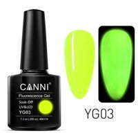 Canni YG03 Yeşil Parlak Kalıcı Jel Oje