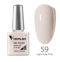 Venalisa Uv Led Light Grey Pink 59 Pembe Parlak Kalıcı Oje