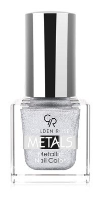 Golden Rose Metallic Nail 101 Gri Metalik Simli Oje