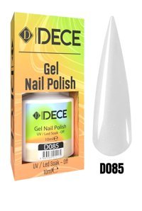 Dece D085 Beyaz Sedefli Kalıcı Simli Oje