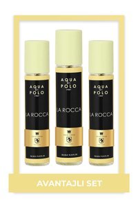 Aqua Di Polo 1987 La Rocca 3 Parça Kadın Parfüm Seti EDP 3x24 ml