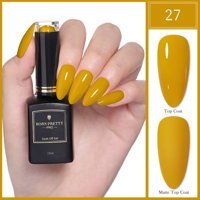 Born Pretty Pro Gold Serisi 27 Hardal Sarısı Parlak Kalıcı Oje