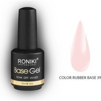 Roniki Rubber Color Base 39 Pembe Parlak Kalıcı Oje