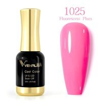 Venalisa Uv Led Fluorescent Plum 1025 Pembe Parlak Kalıcı Oje
