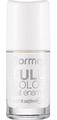 Flormar Full Nail Enamel 1 Beyaz Parlak Oje