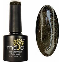 Mojo M001 Kahverengi Işıltılı Kalıcı Simli Oje