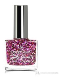 Golden Rose Jolly Jewels Nail Lacquer 120 Mor Işıltılı Simli Oje