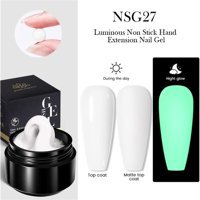Born Pretty Non Stick Hand Extension NSG-27 Beyaz - Mavi Parlak Kalıcı Jel Oje
