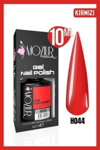 Moziur H044 Kırmızı Parlak Kalıcı Oje