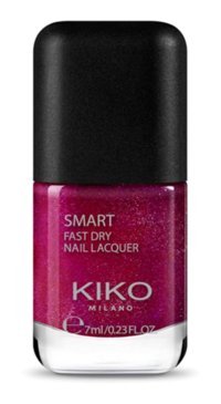 Kiko Milano Smart Fast Dry Pearly Cranberry 15 Mor Işıltılı Oje