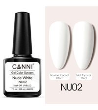 Canni Nude White NU02 Nude Mat Kalıcı Oje