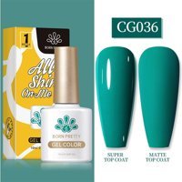 Born Pretty Silky White Serisi CG036 Yeşil Mat Kalıcı Oje
