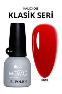 Momo K018 Kırmızı Parlak Kalıcı Oje