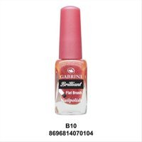 Gabrini Flat Brush Yavruağzı Işıltılı Simli Oje