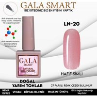 Gala Smart Natural LN20 Pembe Işıltılı Kalıcı Simli Oje