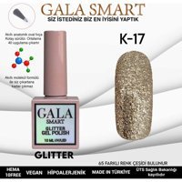 Gala Smart Glitter K17 Gümüş Işıltılı Kalıcı Simli Oje