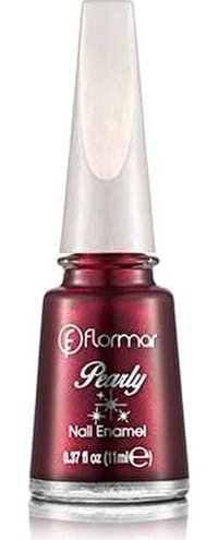 Flormar Pearly 314 Bordo Parlak Simli Oje